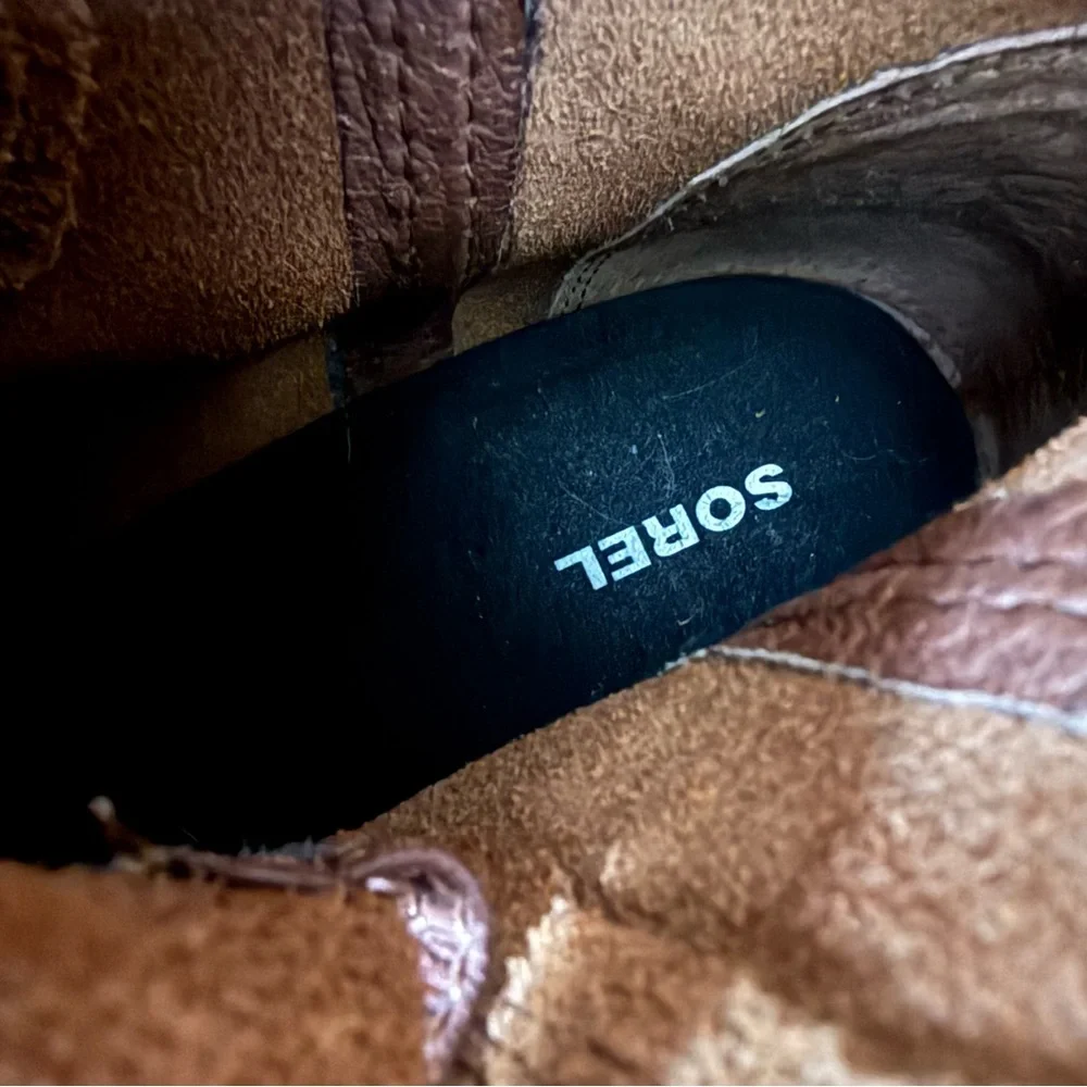 SOREL Joan of Arctic Wedge II Waterproof Leather Boots - Women's 9.5 - Picture 5 of 12